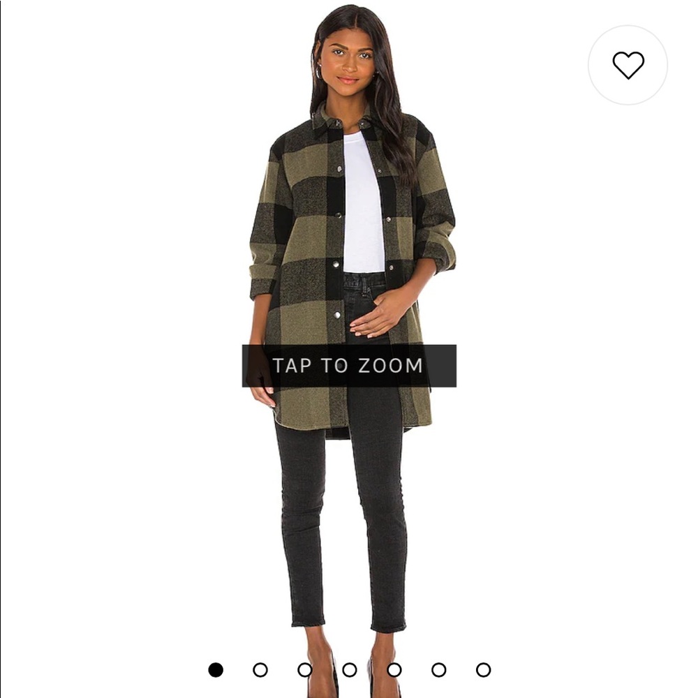 Revolve plaid shirt jacket